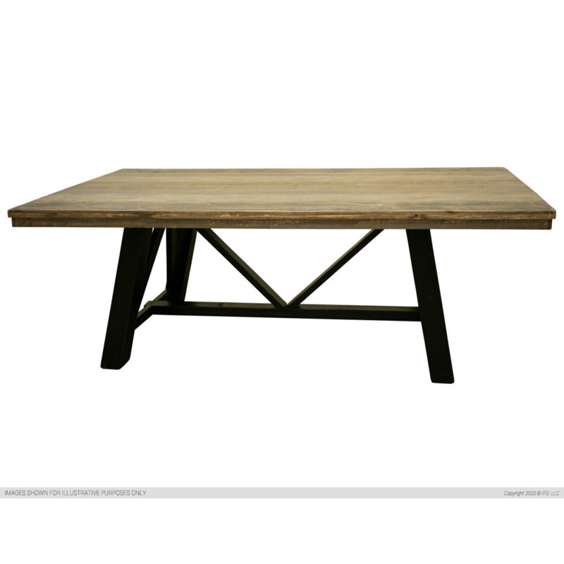 Fetrow Solid Wood Dining Table