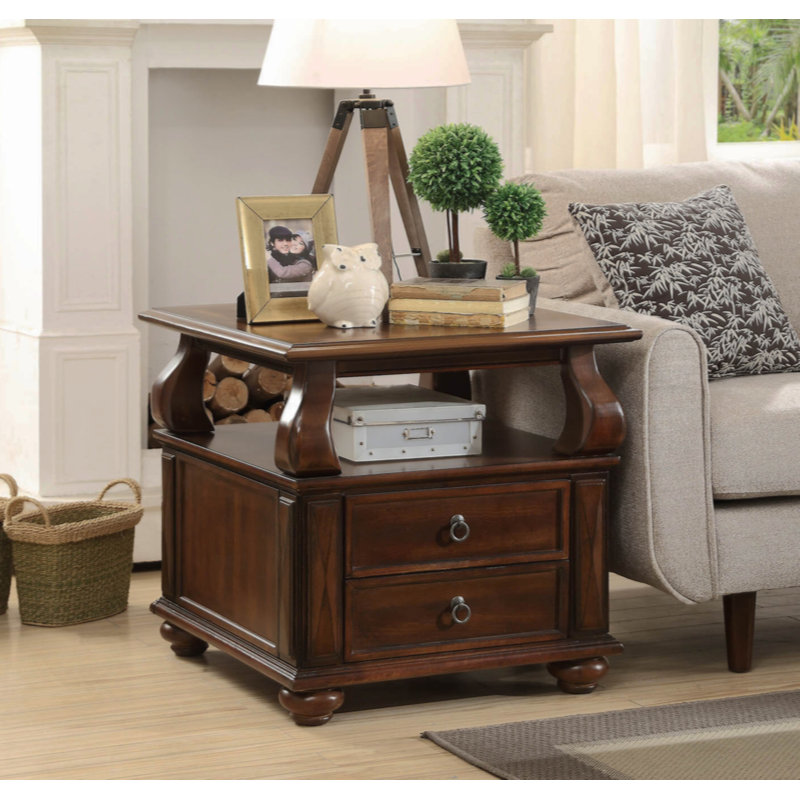 2-Drawer End Table