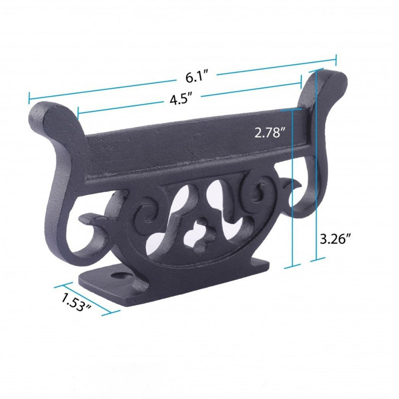 Racleur de botte en fer awrought Woodard
