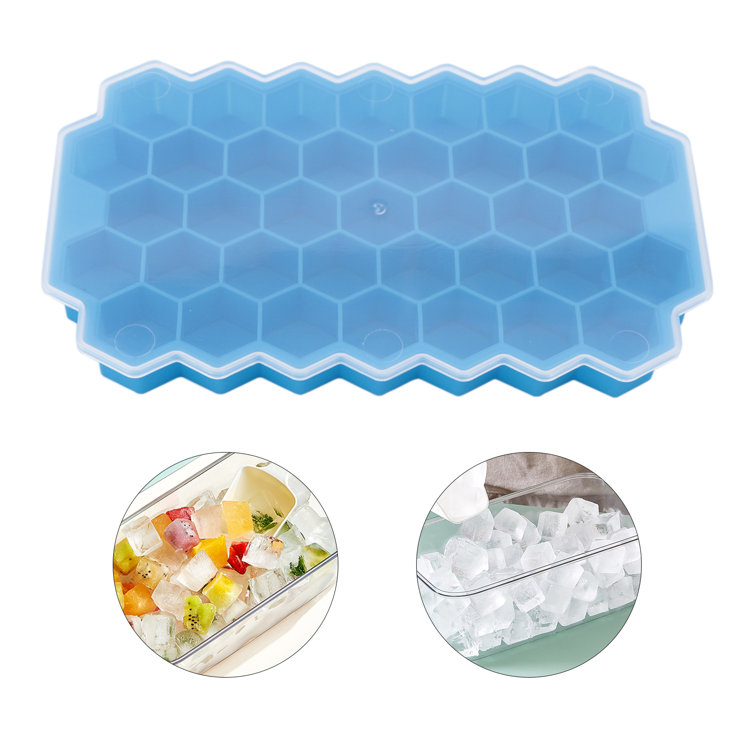 Prep & Savour Brealynn Stackable Ice Cube Tray with Lids