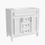 Meuble-lavabo simple l 36 po x P 18 po x H 34 po-97769814