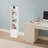 Freestanding Storage Cabinet Small Narrow Corner Bookcase Open Shelves Tower Rack With Door-1897239597-1897239596