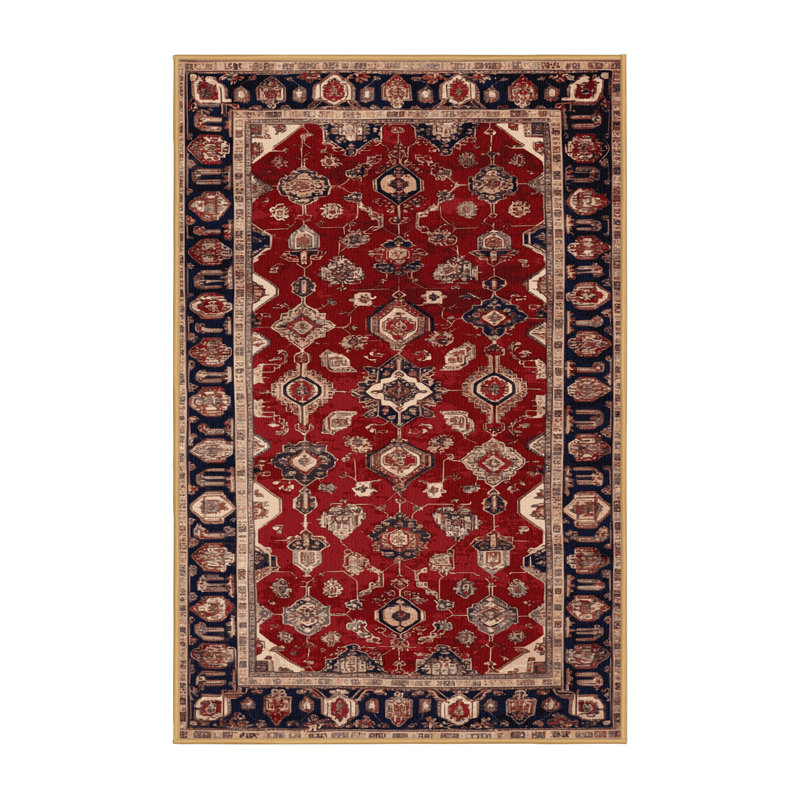 Tapis brun lavable à la machine, Rectangle 8 pi x 10 pi