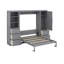 Grand lit escamotable avec tiroirs et tablettes-1916929940