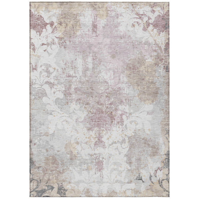 Tapis lavable intérieur / extérieur ivoire 5 pi x 8 pi
