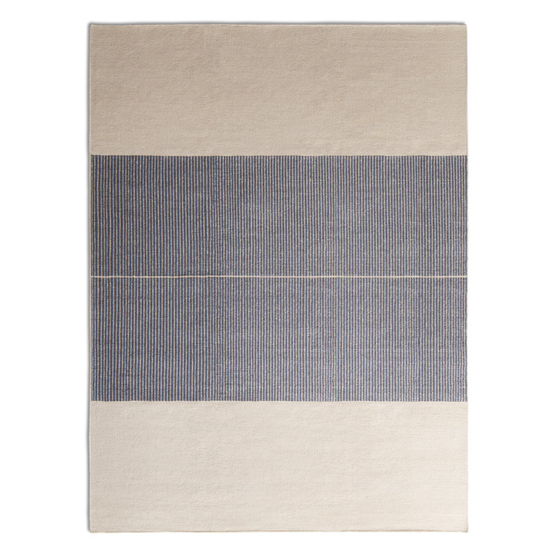 Tapis clair entre gris et naturel, Rectangle 9 pi x 12 pi