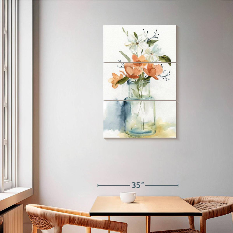 Harnek Simple Blossoms I, 57" H x 36" W