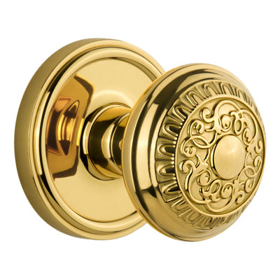 Grandeur Georgetown Rosette Double Dummy with Windsor Door Knob