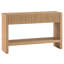 Console rectangulaire en bois massif de 48 po Manzanita-2142531234-2142531235