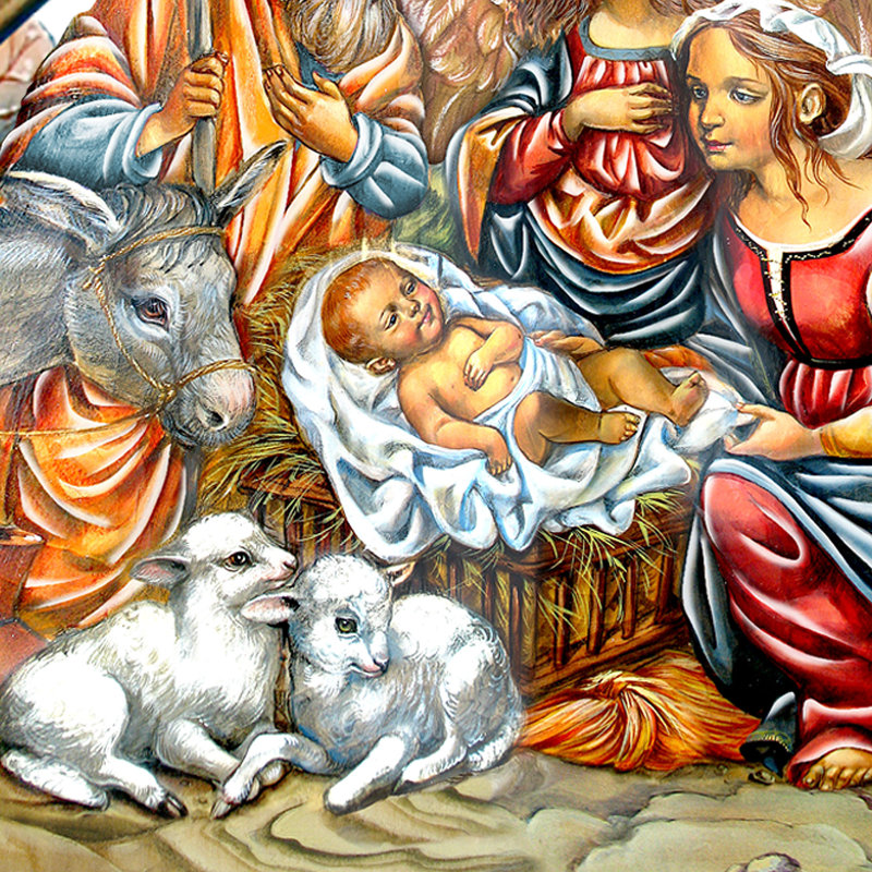 Crèche de jardin autoportante en bois