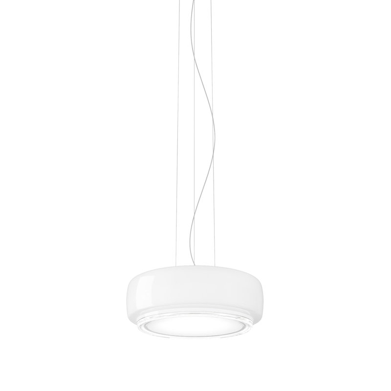 Bot Suspension 45 White Crystal Glossy White L32gg Ul, 85" H x 18" W x 18" D, 2700 Kelvins, Yes