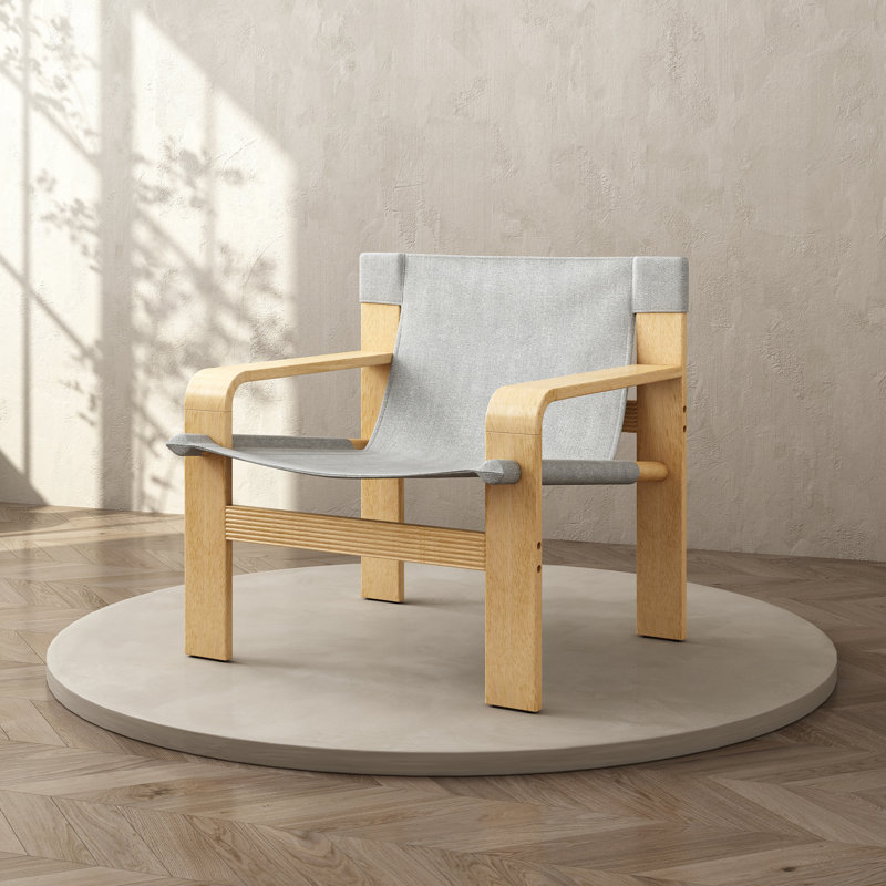 Fauteuil d'appoint Accent Chair, Gris clair, 1 chaise