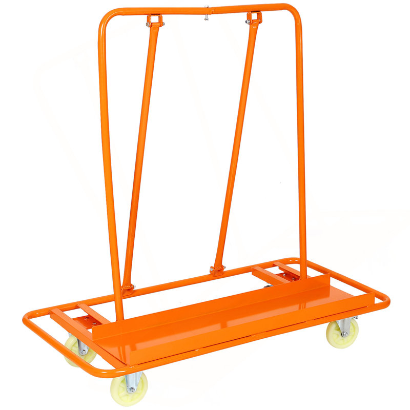 Capacité de charge de 1 600 lb, chariot de service de panneau, roulettes avec frein