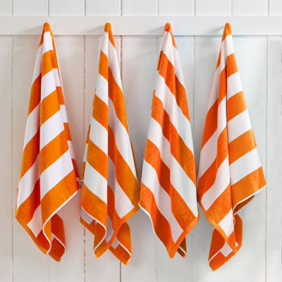 Serviettes de plage 100% coton absorbant et à séchage rapide Cabana