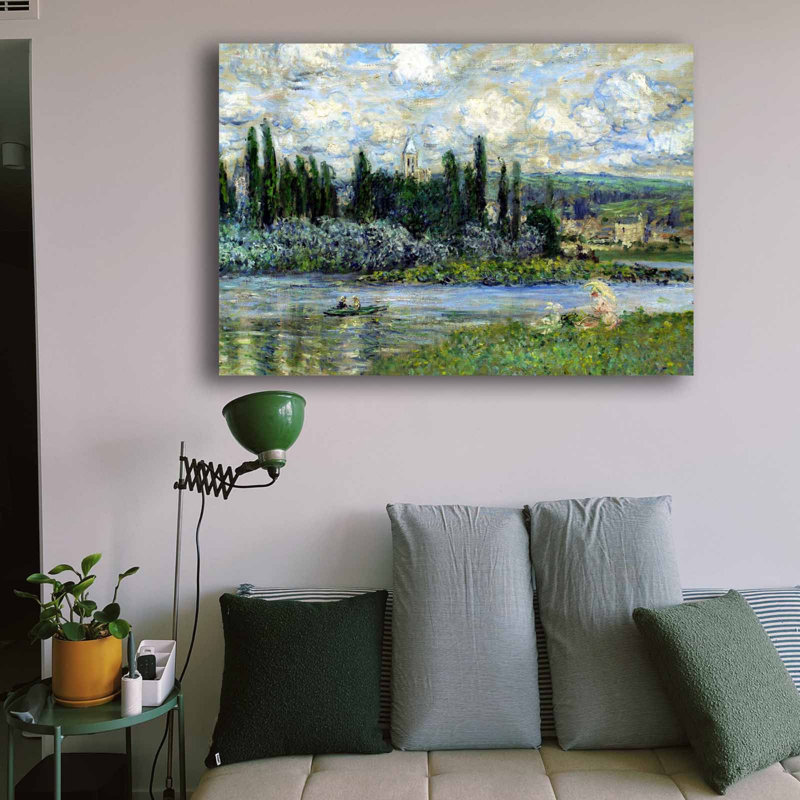 Claude Monet - peinture sur toile tendue