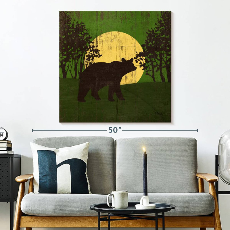 Brampt Moonlight Lodge I, 33" H x 33" W