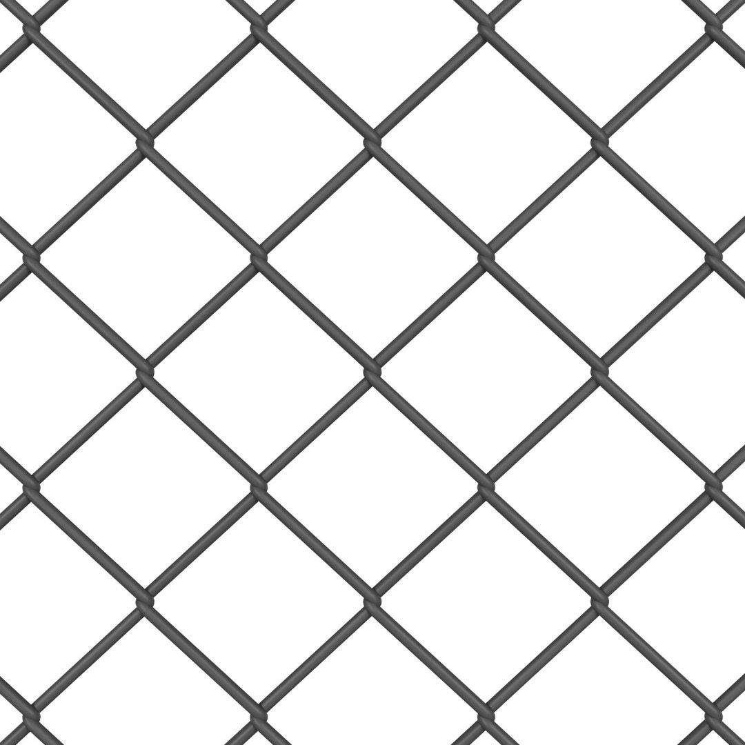 140cm H x 1000cm W Steel Border Fencing