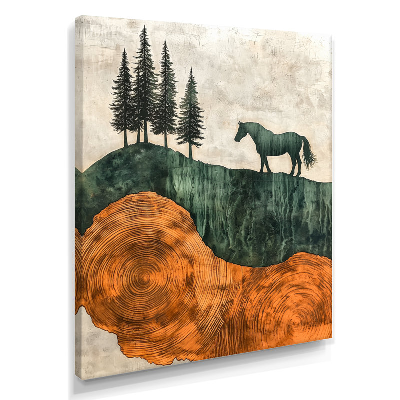 Mardiya équine élégance du cheval par la ferme I - cheval grand art mural, H 44 po x l 34 po, Toile tendue, Ne s’applique pas