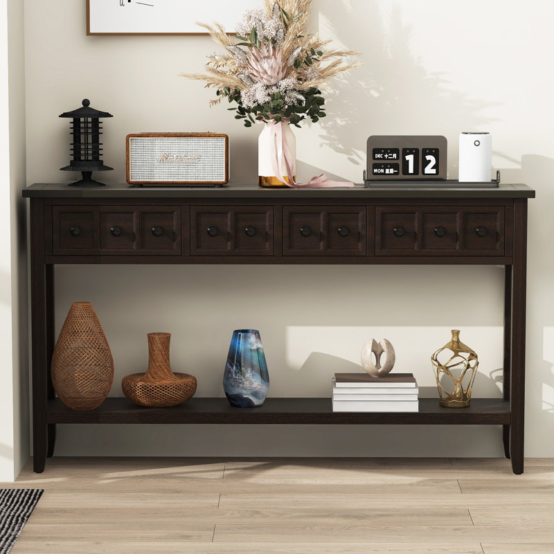 Dalaina 60.03" W Console Table, Espresso