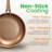 NutriChef Aluminum Non Stick 8"