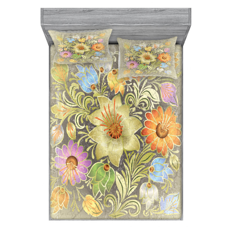 Microfiber Sheet Set, Full Sheet Set with Fitted Sheet