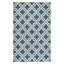 Tapis bleu marine / ivoire Ruben-19277052