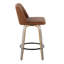 Tabouret de comptoir pivotant 26 po Camel