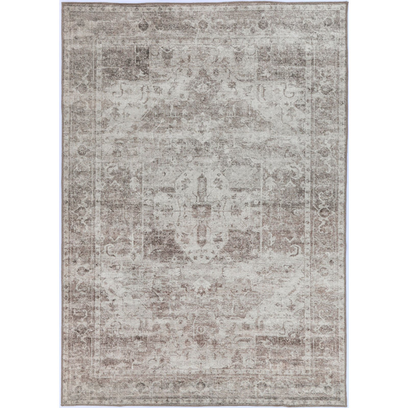 Tapis oriental vert Haddon, Rectangle 8 pi x 10 pi