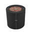 Aegean 24" Round Steel Propane Fire Pit Table with Hidden Tank Storage by Real Flame-95635479