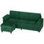 Canapé rembourré 79 po avec repose-pieds 79 po-15603510