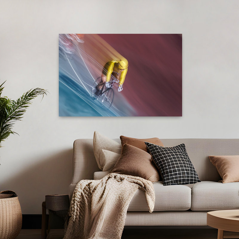 Comet, art mural contemporain, H 32 po x l 48 po