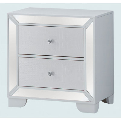 Contemporary Champagne Nightstand