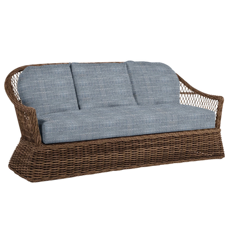 Canapé Soho - Raphia, Pas de soudure, Chambray Rollo, Soho #83 raphia