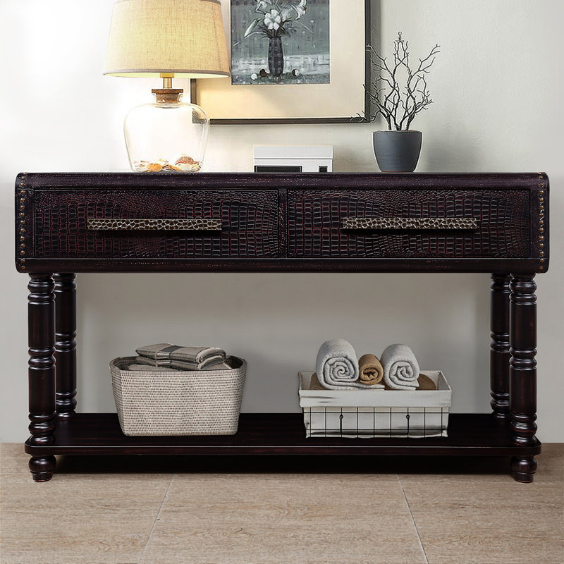 Console Dwyatt, Noir patiné