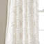Panneau de rideau d'intérieur simple thermique semi-transparent à motif géométrique de losanges avec volants-29429402-36373979