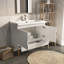 Sahra Single Bathroom Vanity with Ceramic Basin-6857905-6857909