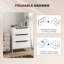 59.5 cm W Chest of 3 Drawers