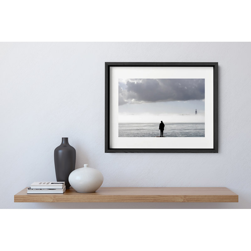 Morning Air Print by Joseph Regan, 14" H x 16" W x 0.75" D, Black