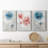 " Blue Dahlia " 3 - Pieces-2049204678