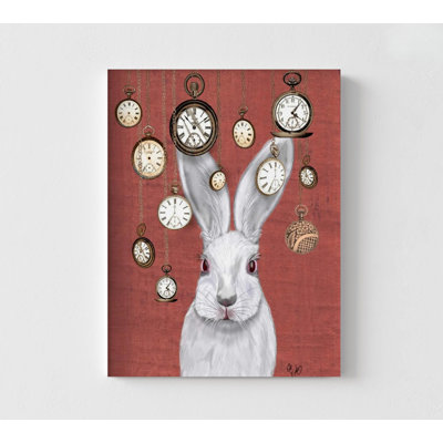 Rabbit Time, affiche encadrée, impression murale