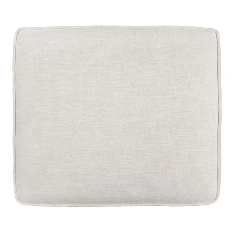 Halsey 22.25" Wide Rectangle Footstool Ottoman, Hazelnut, Alabaster (3157 73)