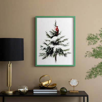 «Christmas Holiday Art» CDXXII encadré, impression - bois massif