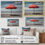 Parasol rouge Coastal Beach - imprimé-1978184958-1978184959