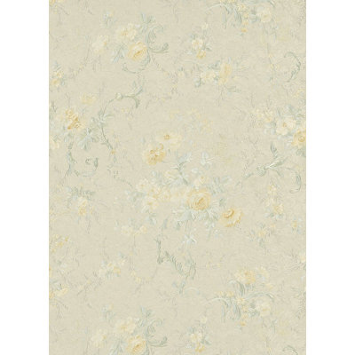 Rouleau de papier peint floral et botanique 33 pi x l 21 po Ebro
