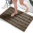 4 Pc Non-Slip Soft Plush Shaggy Chenille Striped Bathroom Rugs-1666688116-1666688117