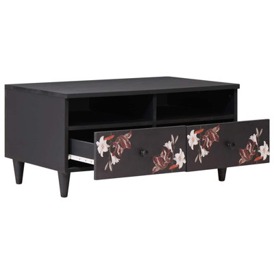 Solid Wood Coffee Table with Storage