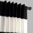 Uinta Metro Contemporary Contrast Striped Printed Room Darkening Cotton Curtains-Single Panel-935599030-935599039