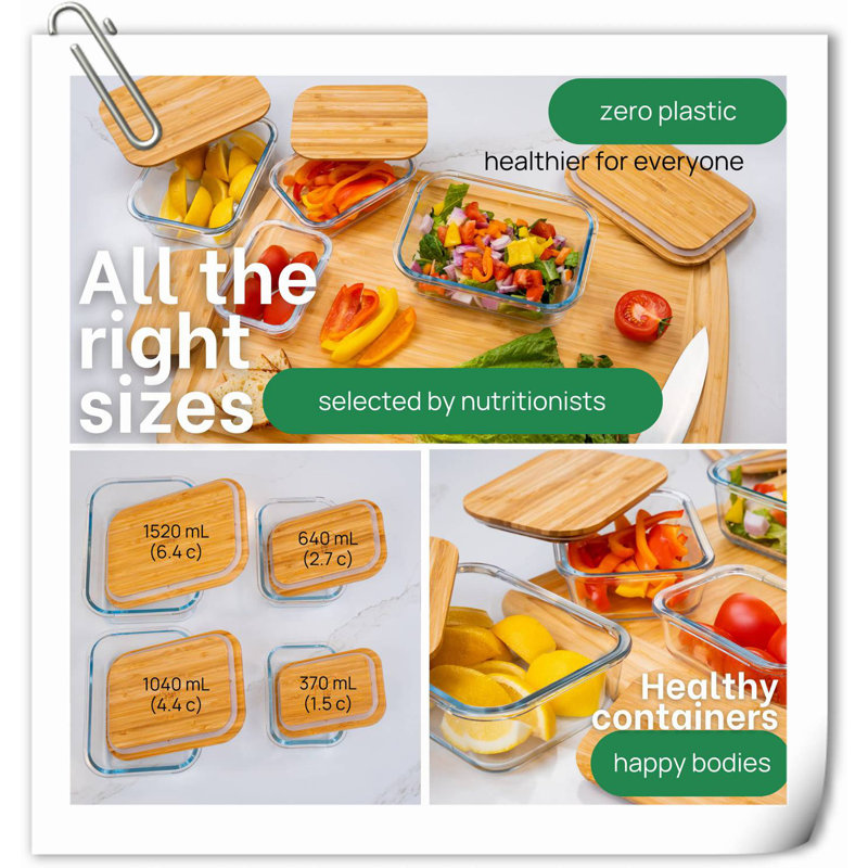 Doraly Glass Food Storage Container