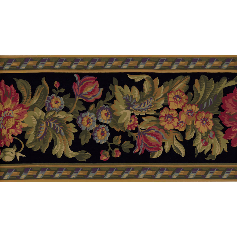 Bordure florale élégante Milayah
