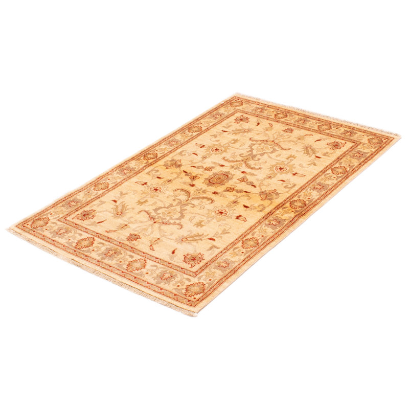 Tapis unique en laine noué à la main 3 pi 11 po x 5 pi 11 po Haussen
